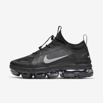 Nike Air VaporMax 2019 Utility - Női Utcai Cipő - Fekete/Fekete/Fehér/Titán